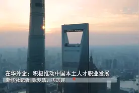 在华外企：积极推动中国本土人才职业发展视频封面