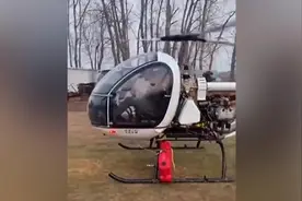 男子开直升机600公里回老家过年？当事人称只是段子图片