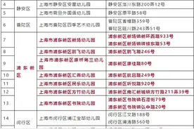 浦东15所！2018年至2019年通过验收的上海市一级幼儿园名单来了图片