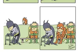 恶搞漫画让超级英雄的偶像包袱碎成渣图片