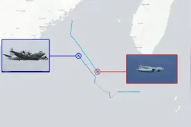 中美空军飞机在台南海域“打照面”图片