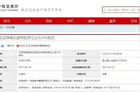 保住“国安”队名！中信集团1元底价转让36%北京队股权图片