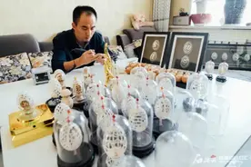 妙手做蛋雕，厉害了我的哈密小哥图片
