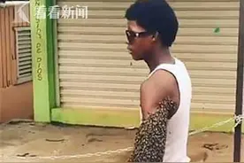男子手臂被数千只蜜蜂围绕 称自己在运输蜜蜂图片