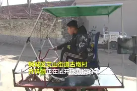 15天自制一辆车！济南15岁少年的梦想是造一架载人飞机图片