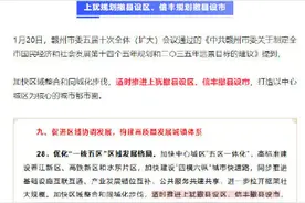 江西这些地方规划撤县设区、撤县设市！你最看好谁？图片