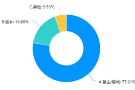 农民工就地过年“百企万人”调查：超七成选择错峰返乡图片