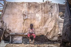 非洲最大贫民窟回收编织袋建房种菜 环保经济一举多得图片