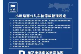 业主停一天23.5元，过夜10元……丽水这个小区路面停车位收费，业主群炸了，业委会回应……图片