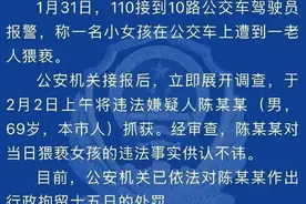 视频曝光！12岁女孩坐公交被69岁坏爷爷“摸腿、摸手”！处罚来了图片