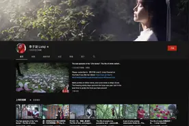 “最多订阅量YouTube中文频道”，李子柒创吉尼斯纪录视频封面