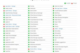 苹果音乐、图书、App Store等服务瘫痪：官方回应图片