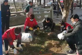 “美丽杭州”特别“年味”，富阳东洲街道18个村社开展道路环境整治图片