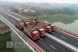 连接龙马潭区和江阳区，泸州这座沱江大桥明日功能性通车图片