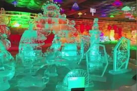 华彩冰灯兆丰年 北京龙庆峡冰灯冰雪季闪耀妫川视频封面