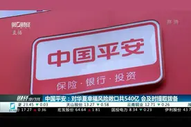 中国平安：对华夏幸福风险敞口共540亿 会及时提取拨备视频封面