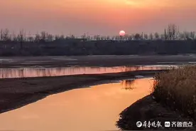 情报站｜落日晚霞自成一景！济南龙湖湿地公园，生态景观醉了人心图片