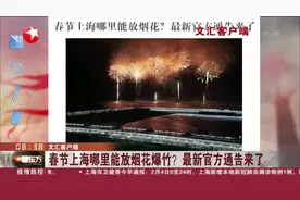 文汇客户端：春节上海哪里能放烟花爆竹？最新官方通告来了视频封面