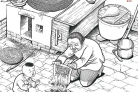 「网络中国节·春节」民俗漫画——过年（一）图片
