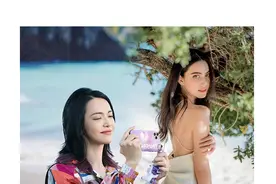 姚晨的海边“年下恋”，始于这条碎花裙图片