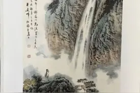 「静夜有声」望庐山瀑布图片