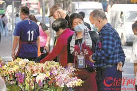 家门口就能买年花 广州天河36个临时年花摆卖点开业图片