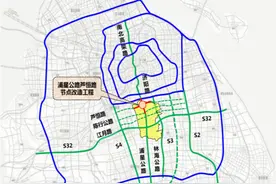 “搭积木”方式拼装整体结构！浦星公路跨芦恒路节点改造工程主线高架通车了图片