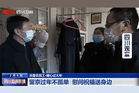 四川新闻联播｜关爱农民工·暖心过大年：留京过年不孤单 慰问祝福送身边图片