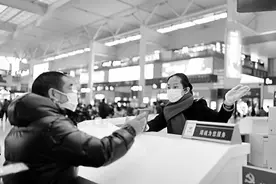 进站乘车方便快捷 旅客服务走到“心上”图片