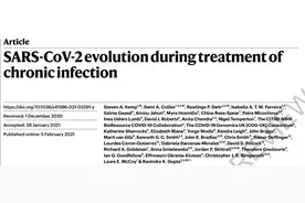 免疫缺陷新冠患者病毒追踪：感染逾百天，病毒在体内发生演化图片