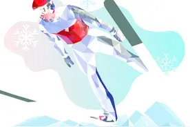 图解北京冬奥项目⑪|“跳台滑雪”——高台跃下，凌空旋转图片