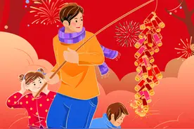 ［春节·年俗］除夕·放鞭炮图片