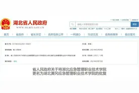 官宣！湖北这所高校更名了图片