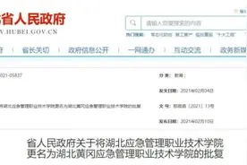 官宣！湖北这所高校更名了图片