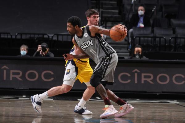 NBA：篮网104-94击败步行者