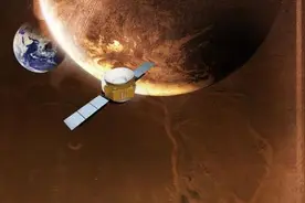 “火星探测器入轨”后，做第一个和火星说话的孩子图片