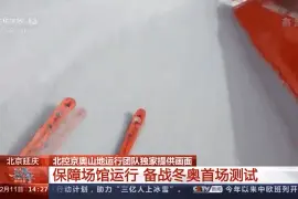 这个视角太刺激！北京冬奥会高山滑雪赛道第一视角画面首度公开图片