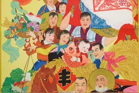 “年味里应有年画”——发行1.1亿张的《丰收图》年画背后故事图片