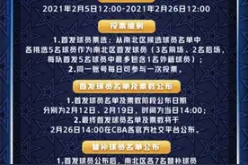 CBA全明星第一轮投票：赵睿和郭艾伦成为南北区票王图片