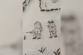 37秒丨太有才！男子春节期间在家嗑瓜子突现灵感 摆出各种主题画图片
