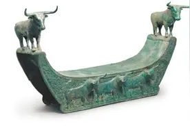 博物馆中的牛图片