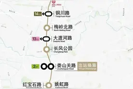 太嗲了！上海这条刚开通的轨交线沿途风景如画，车站车厢都是打卡景点图片