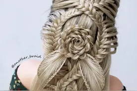 会计师辞职去钻研编辫子，简直把辫子编出了惊艳的感觉图片