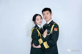 甜炸了！男中尉娶了女中士！新娘是河北人图片