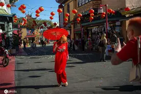 美国洛杉矶华人庆祝中国农历新年图片
