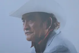 银幕硬汉杨在葆：人生自画像，关键几笔不能歪图片