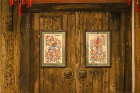 江南年俗：贴了年画才算过年图片