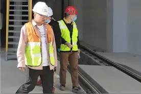 春光明媚施工忙 昆明长水机场有轨电车项目将于4月底投入运营图片