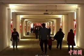 福州防空洞成春节网红打卡点图片