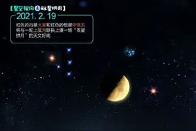 趣味天象！正月初八将现双星拱月图片